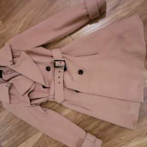 Tan coloured  Wool coat size small